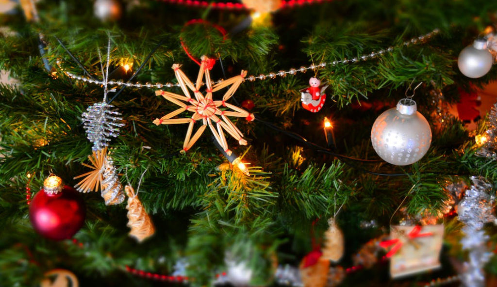 Detail vánočního stromku